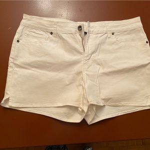 White denim shorts from George